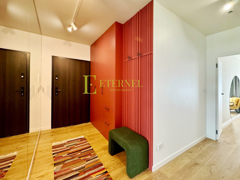 Елегантний дизайнерський апартамент 48 м² в престижному комплексі Młyny Mogilska 2022 року – 5 хв до Rynek, фітнес та кінозал!