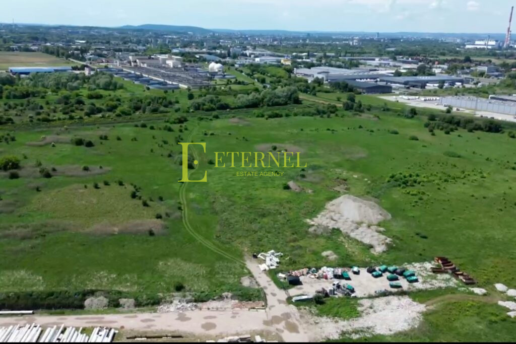Kraków – Rybitwy – działka przemysłowa na sprzedaż – 2562 m² – ul. Półłanki