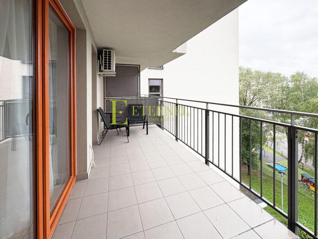 Кондиціонована студія 34м2 з гардеробом та балконом – вулиця Siewna, Perła Prądnika