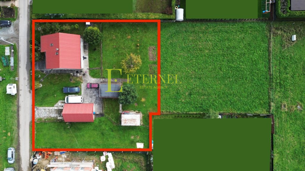 Działka z zabudowaniami 1370m² – Ziarkowa