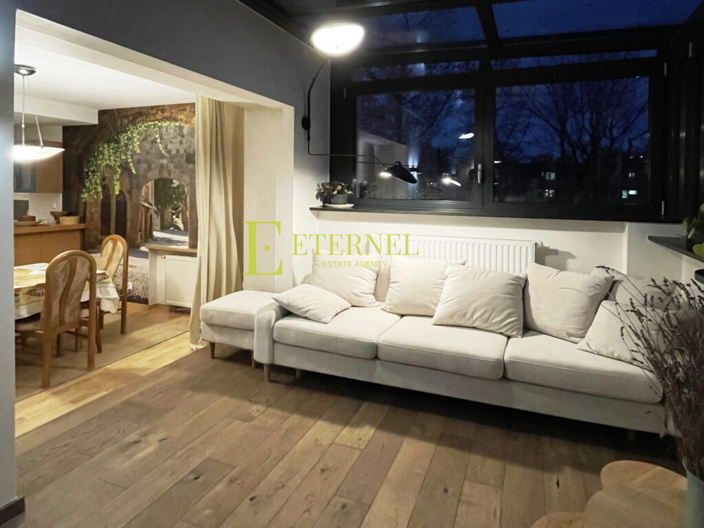 Przestronne mieszkanie 85m² z tarasem i ogrodem zimowym – Nadrzeczna