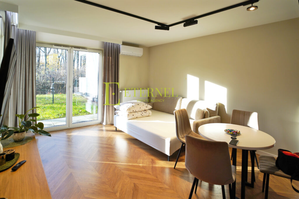 Nowoczesne mieszkanie 48m2 z tarasem i ogrodem – Rydlówka