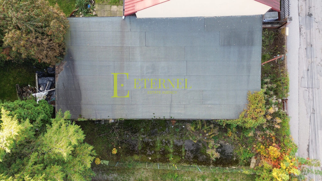 Działka z budynkiem gospodarczym 172m2 – ul. Kolejowa, Kraków-Podgórze