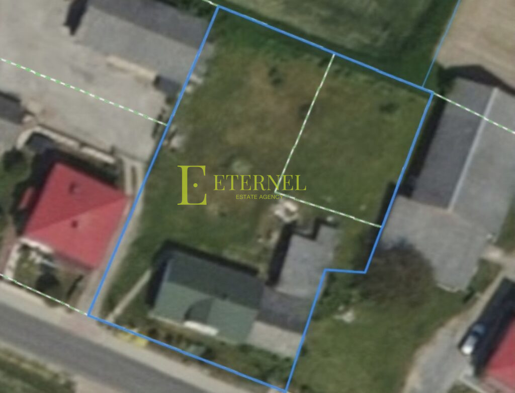 Developed plot 1490m² (14.9 ares) – Kocikowa