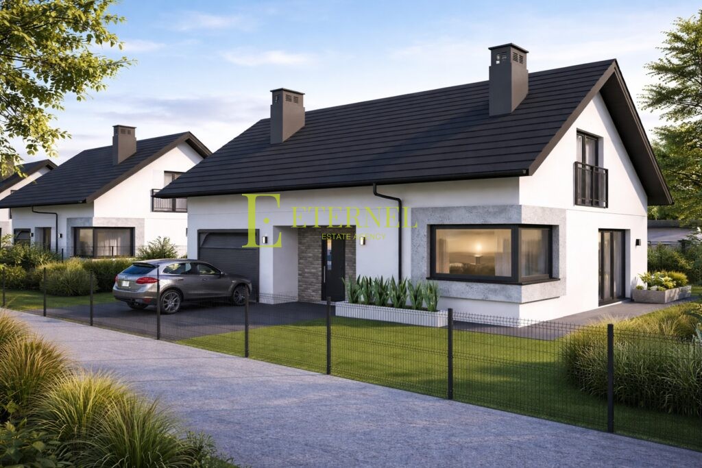 Dom jednorodzinny 160 m2 z działką 618 m2 – Czajowice, ul. Słoneczna, gmina Wielka Wieś