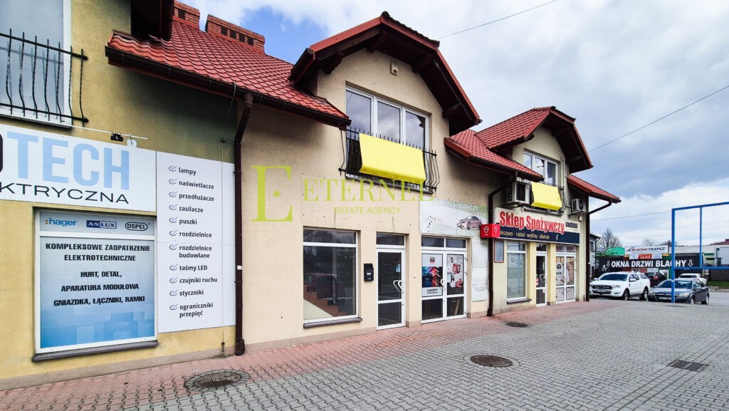 Dwupoziomowy lokal komercyjny 100m2 z parkingiem – Miechów | Świetna lokalizacja