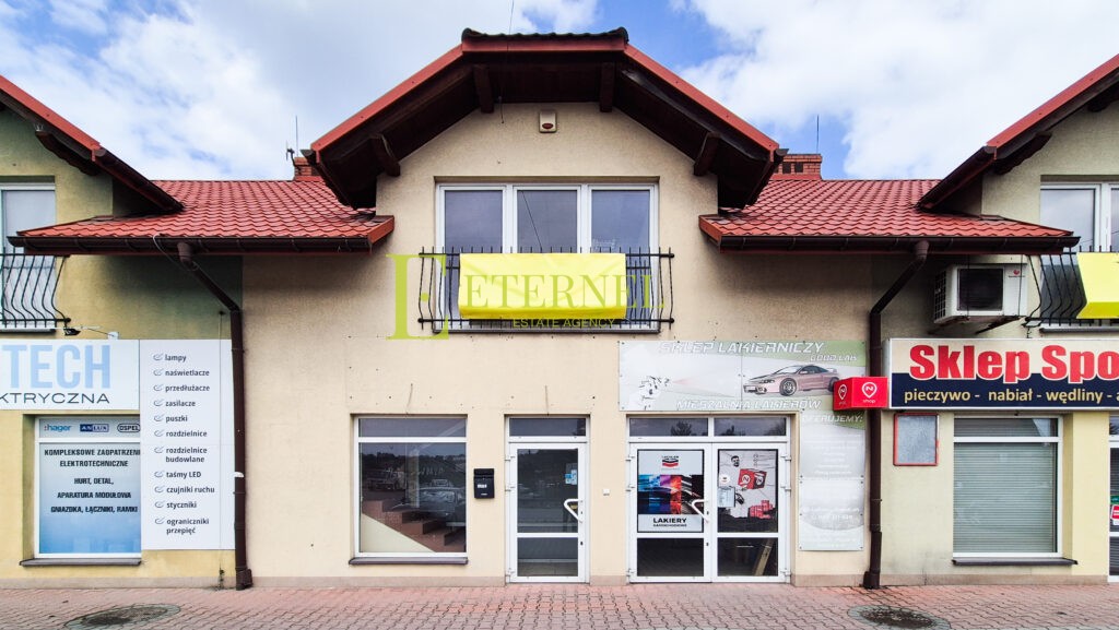Dwupoziomowy lokal komercyjny 100m2 z parkingiem – Miechów | Świetna lokalizacja
