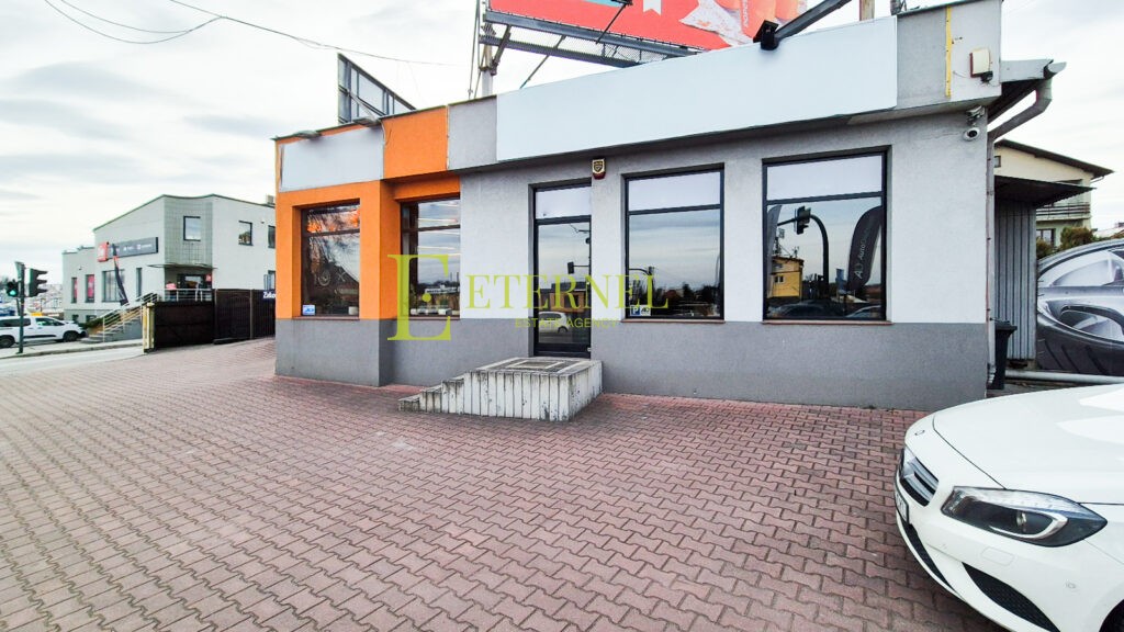 Wolnostojący pawilon handlowo-usługowo-produkcyjny 334m2 | ul. Zakopiańska | Podgórze | Pierwsza linia zabudowy