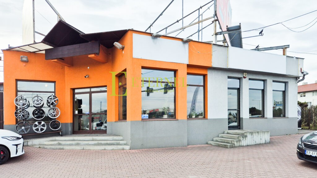 Wolnostojący pawilon handlowo-usługowo-produkcyjny 334m2 | ul. Zakopiańska | Podgórze | Pierwsza linia zabudowy