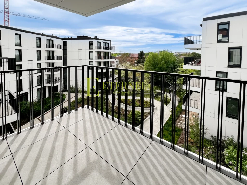 3-room apartment with 2 balconies for rent 50 m2 – ul. Mogilska, Noho Młyny Mogilska, Kraków, Grzegórzki