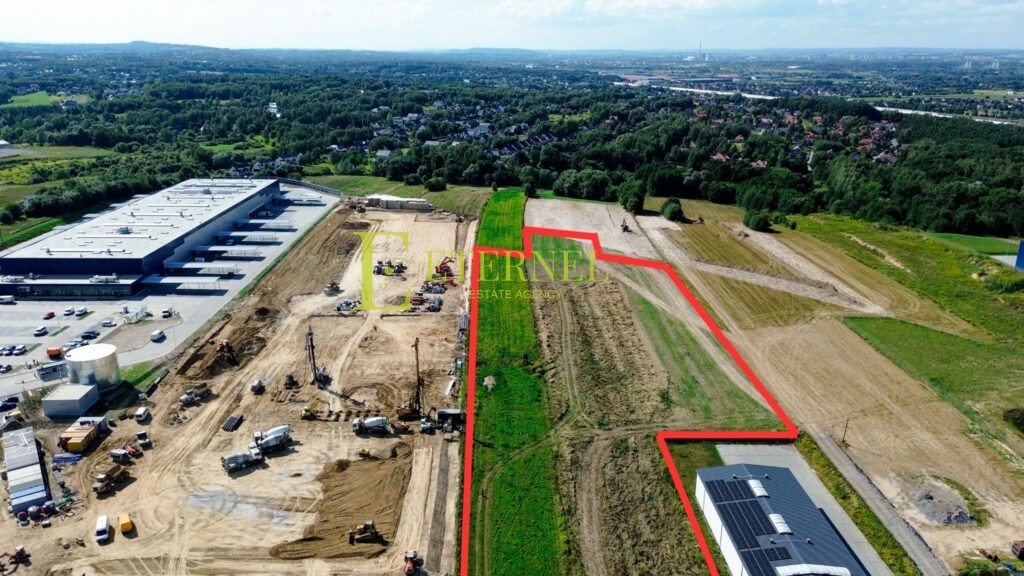 Działka inwestycyjna 2,7423 ha (27 423 m2) na sprzedaż – Zakrzów, gmina Niepołomice, powiat wielicki
