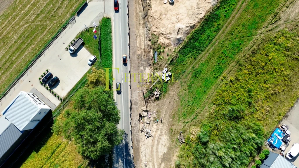 Działka inwestycyjna 2,7423 ha (27 423 m2) na sprzedaż – Zakrzów, gmina Niepołomice, powiat wielicki